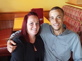 The last photo Evelyn Fox took with her son Kiesingar Gunn a month before he was murdered. (Courtesy Evelyn Fox)