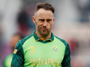 South Africa's Faf du Plessis. (ANDREW BOYERS/Reuters)