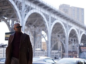 In the sequel "Shaft," Samuel L. Jackson stars as detective John Shaft, the nephew of the character of the same name in the 1971 blaxploitation classic "Shaft."  (Kyle Kaplan, Warner Bros. Pictures)