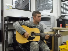 Gary Lee Woods Jr. was one of five American soldiers killed in a bomb attack in Mosul, a northern city of Iraq. (YouTube)
