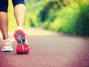 Stock photo of woman jogging. (Getty Images)