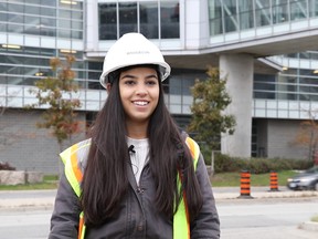 Julia Zahreddine, a 25-year-old Brampton native, feels honoured to be a part of the construction trade.