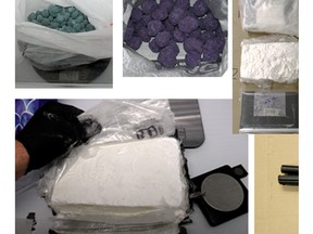 Durham Regional Police say they seized $875,000 worth of contraband this past week including drugs such as cocaine, fentanyl, and MDMA.