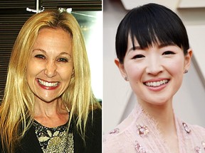 Linda Koopersmith, left, and Marie Kondo. (Getty Images)