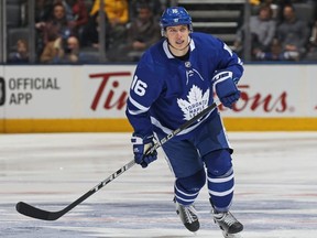 Maple Leafs forward Mitch Marner remains unsigned. GETTY IMAGES