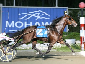Woodbine Mohawk Park played host to the North America Cup race Saturday night. (Clive Cohen photo)
