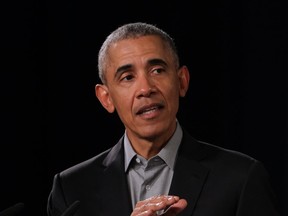 Former U.S. President Barack Obama called woke culture judgemental, self-righteous and toxic.(Sean Gallup/Getty Images)