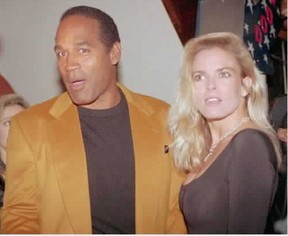O.J. and Nicole Brown Simpson: A troubled marriage. GETTY IMAGES