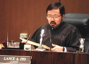 Judge Lance Ito: The ringmaster of the judicial circus. GETTY IMAGES