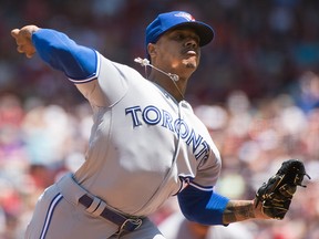Marcus Stroman of the Toronto Blue Jays pitches against the Boston Red Sox at Fenway Park on June 23, 2019 in Boston. (Kathryn Riley/Getty Images)