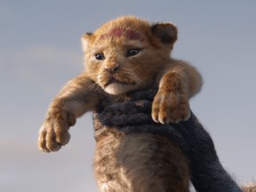 A FUTURE KING IS BORN – In Disney’s all-new “The Lion King,” Simba idolizes his father, King Mufasa, and takes to heart his own royal destiny. Featuring JD McCrary and Donald Glover as young Simba and Simba, “The Lion King” roars into U.S. theaters on July 19, 2019. ©2019 Disney Enterprises, Inc. All Rights Reserved.