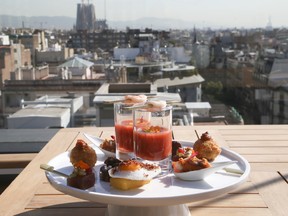 A view from the rooftop bar and restaurant at the The Majestic Hotel & Spa Barcelona on Sunday May 26, 2019. Veronica Henri/Toronto Sun/Postmedia Network