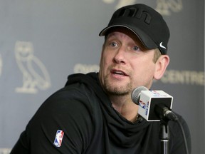 Raptors head coach Nick Nurse speaks to media in Toronto on Sunday, June 16, 2019. Veronica Henri/Toronto Sun