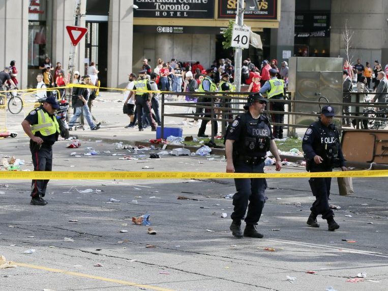 2019 Raptors Riots RAPTORS RALLY SHOOTING: 3 arrested ID'd, one man sought | Toronto Sun