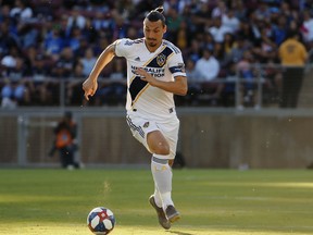 L.A. Galaxy forward Zlatan Ibrahimovic will be tough to handle for TFC. (USA TODAY SPORTS)