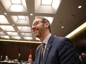 Gerald Butts, former principal secretary to Canada's Prime Minister Justin Trudeau, leaves after testifying at the House of Commons justice committee on Parliament Hill on March 6, 2019 in Ottawa, Canada.