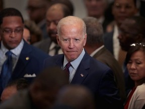 Democratic presidential candidate Joe Biden attends the Rainbow PUSH Coalition Annual International Convention on June 28, 2019 in Chicago, Ill.