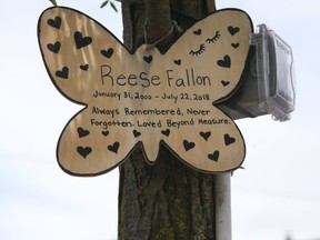 Remembering shooting victim Reese Fallon on Danforth Ave. (Veronica Henri, Toronto Sun)