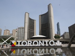 Toronto City Hall, on July 8, 2019. (Stan Behal, toronto Sun)