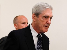 Former special counsel Robert Mueller arrives to testify before a U.S. House Judiciary Committee hearing on the Office of Special Counsel's investigation and the Mueller Report on Capitol Hill in Washington, D.C.,, July 24, 2019.