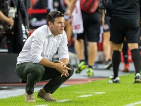 Toronto FC head coach Greg Vanney took some heat for his lineup choices against the Houston Dynamo last week. (USA TODAY SPORTS)