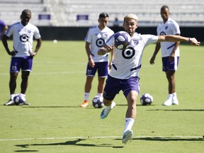 TFC midfielder Alejandro Pozuelo trains with the MLS all-star team in Orlando. (USA TODAY SPORTS)
