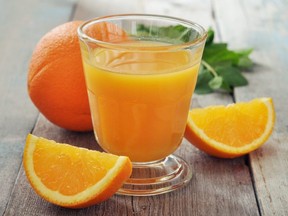 Orange juice.