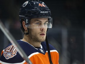 Former former second-round draft pick Pontus Aberg was among seven players the Maple Leafs signed on Wednesday. (David Bloom/Postmedia Network).