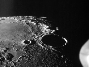 The moon seen from lunar orbit by the crew of Apollo 11. Photo: NASA