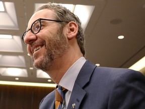 Gerald Butts, former principal secretary to Canada's Prime Minister Justin Trudeau, leaves after testifying at the House of Commons justice committee on Parliament Hill on March 6, 2019 in Ottawa.