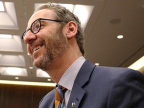 Gerald Butts, former principal secretary to Canada’s Prime Minister Justin Trudeau, leaves after testifying at the House of Commons justice committee on Parliament Hill on March 6, 2019 in Ottawa.