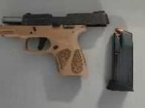Peel Regional Police seized a gun and ammunition during a raid in Mississauga last week. (Peel Regional Police hanout)