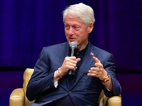 Former President Bill Clinton, a onetime friend of Jeffrey Epstein.  He is not accused of wrongdoing.