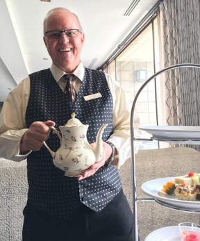 Biltmore tea sommelier Kevin Doyle serves up a memorable afternoon tea experience. (Cynthia McLeod/Toronto Sun)