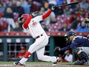 After a breakout season in 2018, Jose Peraza has become a bench player with the Reds. (Photo by Joe Robbins/Getty Images)