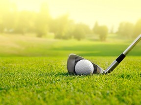 A golf ball on the course. (Getty Images)