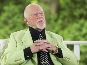 Don Cherry sits down with Joe Warmington for a summer coach's corner on Tuesday, July 16, 2019. (Stan Behal/Toronto Sun/Postmedia Network)