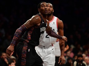 The Raptors will sign former Brooklyn Nets big man Rondae Hollis-Jefferson to a one-year deal. Hollis-Jefferson is seen here guarding former Toronto star Kawhi Leonard. (Sarah Stier/Getty Images)