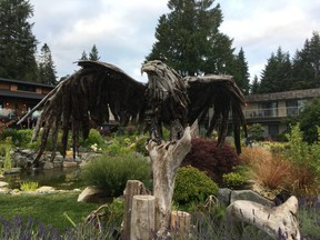 The gardens of Kingfisher Oceanside Resort and Spa in Courtenay, B.C. (Kevin Connor)