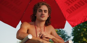 Dacre Montgomery as Billy Hargrove in a scene from Stranger Things 3. (Netflix)