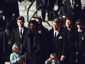 John F.Kennedy Jr. salutes his father goodbye in 1963. He too lost his life tragically young,20 years ago this week.