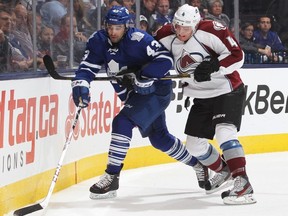 Nazem Kadri and Tyson Barrie. GETTY