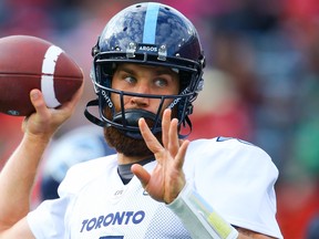 Argonauts quarterback McLeod Bethel-Thompson says "I believe in myself and the player I can be." (Al Charest/Postmedia Network)