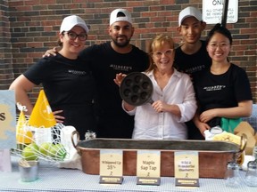 Chef Donna Dooher of Mildreds Temple Kitchen with her team at a recent Junction Night Market event. Rita DeMontis photo