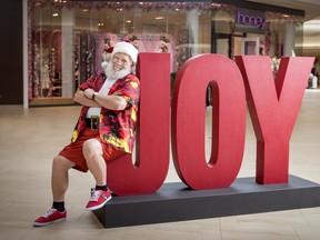 Santa will be making a summertime visit to Hillcrest shopping mall this weekend