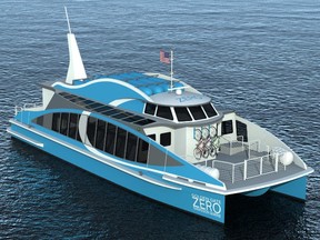 The Golden Gate Zero Emission Marine website reports that when the “Water-Go-Round” is launched in mid-2019 it will be the first commercial fleet fuel-cell ferry in the world. It also states the commercial maritime sector contributes more to global CO2 emissions than the total output of every automobile in the entire world. Maybe the Canadian company behind the idea of a proposed zero-emission cross-lake Toronto – Niagara fuel-cell powered commuter ferry has the right idea. (Golden Gate Zero Emission Marine)