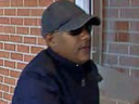 An image released by Halton police of a suspect in an alleged credit-card fraud scheme targeting a Milton condo building. 