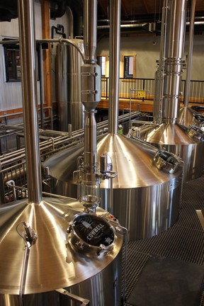 The brewhouse equipment at Cowbell has all been specifically designed with energy conservation in mind. IAN SHANTZ/TORONTO SUN