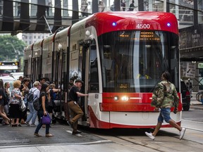 TTC streetcar in Toronto, Ont. on Thursday July 11, 2019. Ernest Doroszuk/Toronto Sun/Postmedia