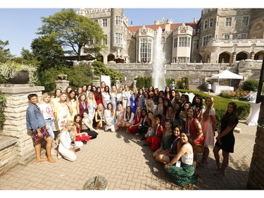 Miss World Canada 2019 delegates from coast-to-coast who will be vying for the crown this Saturday night. They were at sightseeing at various spots in Toronto - Casa Loma and Nathan Phillips Square -  on Wednesday July 24, 2019. Jack Boland/Toronto Sun/Postmedia Network